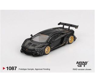 Mini GT 1:64 LB Works  Lamborghini Aventador Limitied Edition Matte Black - MGT01087BL