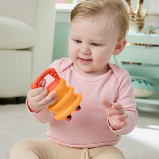 Fisher-Price: Squishseas Silicone - Crab Rattle - JHB55