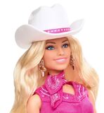 Barbie The Movie Κούκλα Margot Robbie Pink Western Outfit - HPK00