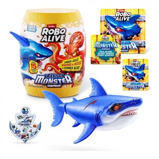 Robo Alive Deep Sea Monster Surprise Βαρέλι με Καρχαρία και 15+ Εκπλήξεις - 11871155A