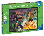 Ravensburger Παζλ 100Xxl Τεμ. Monster Minecraft - 05-13333