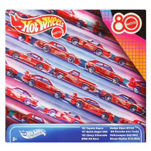 HW Αυτοκινητάκια Mattel 80th Anniversary σετ των 8 - JGK09