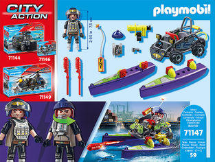 Playmobil City Action Αμφίβιο Όχημα Ειδικών Δυνάμεων - 71147