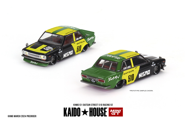 Mini GT Kaido House Datsun Street 510 RacingV2  1:64 - MGTKHMG131