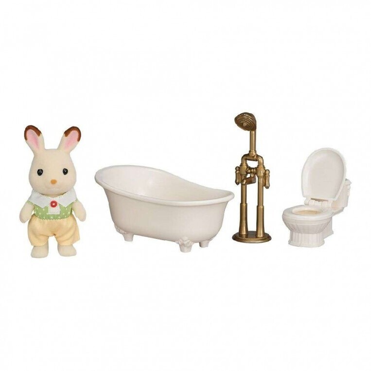 Sylvanian Families Sunny Rabbit Boy's Bath Time Set - SF5779