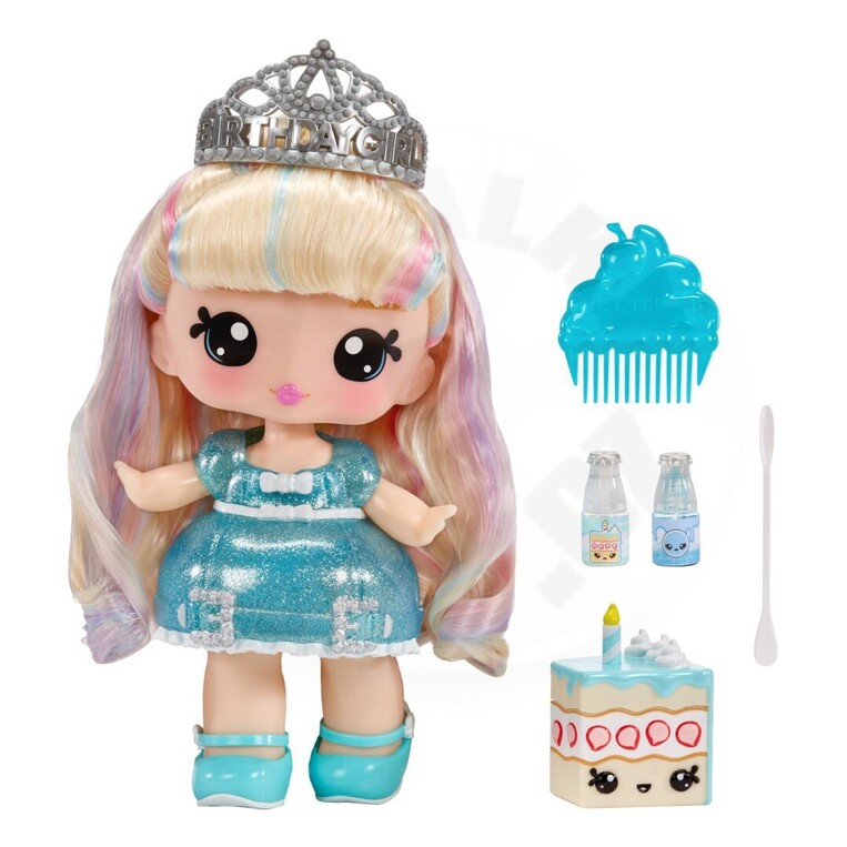 Yummiland Μεγάλη Κούκλα 25 Εκ. + Lipgloss Pet- Callie Birthday Cake - 120742EUC