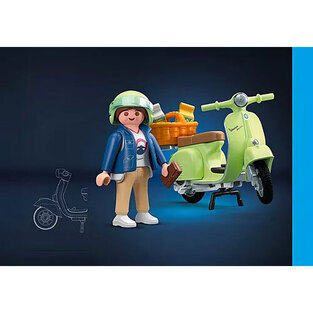 Playmobil Vespa Κοπέλα Με Vespa - 71621