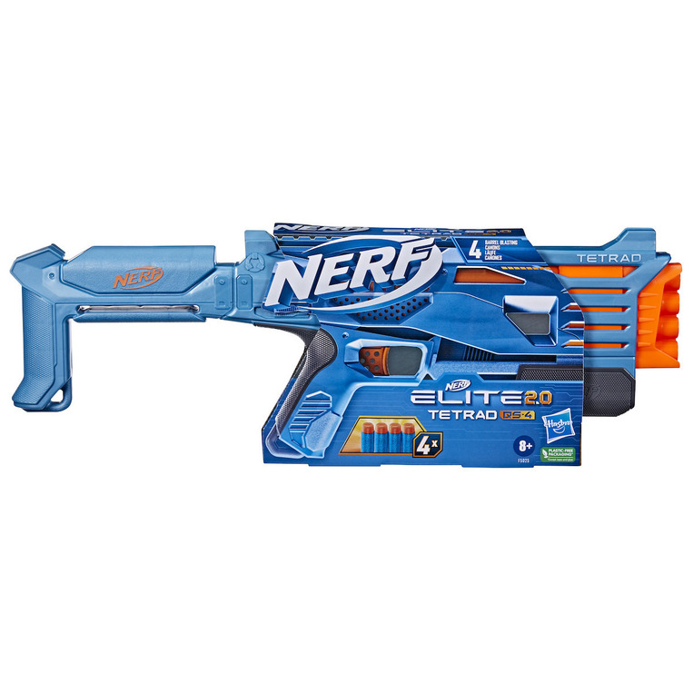 Nerf Εκτοξευτής Tetrad Qs 4 Elite 2.0 - F5025