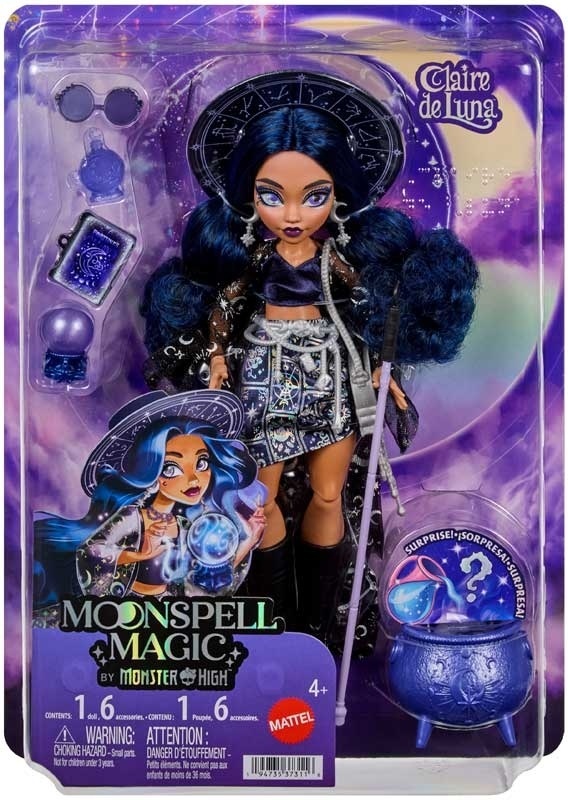 Monster High Moonspell Magic Claire De Luna Doll - JMB89