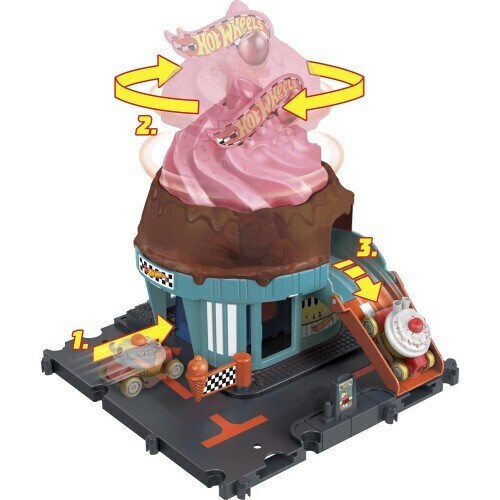 Hot Wheels Πίστα City Ice Cream Shop - HTN77