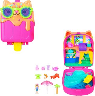 Polly Pocket Kitty Popsicle Resort Compact - JCB17