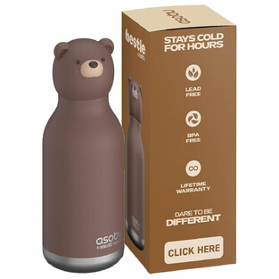Asobu Παιδικό Παγούρι Θερμός Brown Bear 460ml - GRAF05830