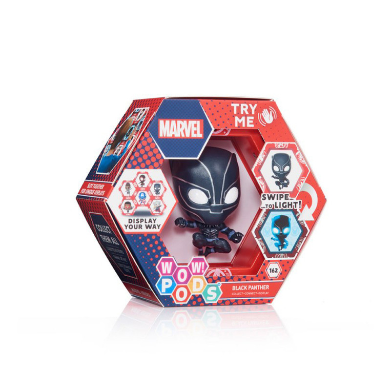 Wow! Pods Black Panther Light-Up Bobble-Head Figure - MVL-1016-09