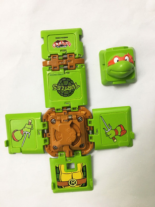 Battle Cubes Χελωνονιντζάκια : Michelangelo Vs Bebop - BATC700NT-MB