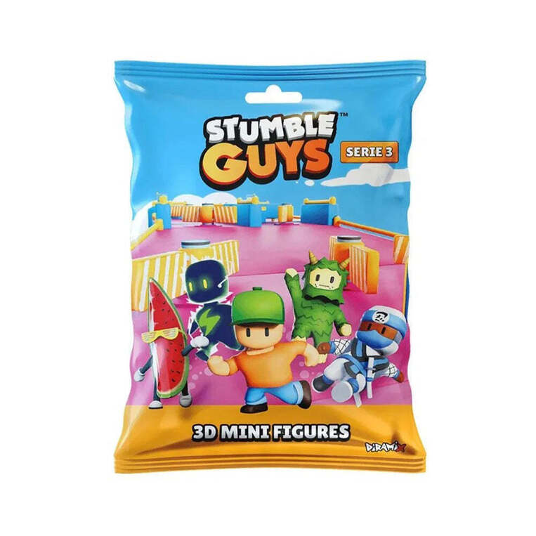 Stumble Guys S3 Φιγούρα Φακελάκι 5cm-26 Σχέδια-1Τμχ 'Eκπληξη - FK0480