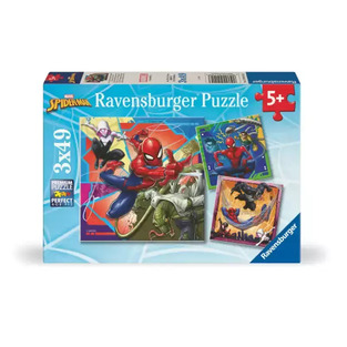 Ravesburger Puzzle: Spiderman Marvel 3x49pcs - 12004115
