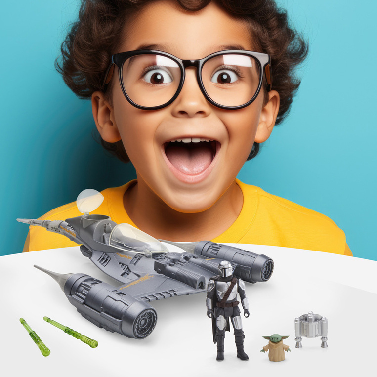 Star Wars Epic Hero Series The Mandalorians N-1 Starfighter - F9950