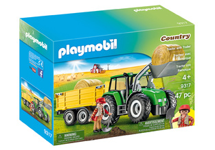 Playmobil Country Τρακτέρ Με Ρυμουλκόμενη Καρότσα - 9317