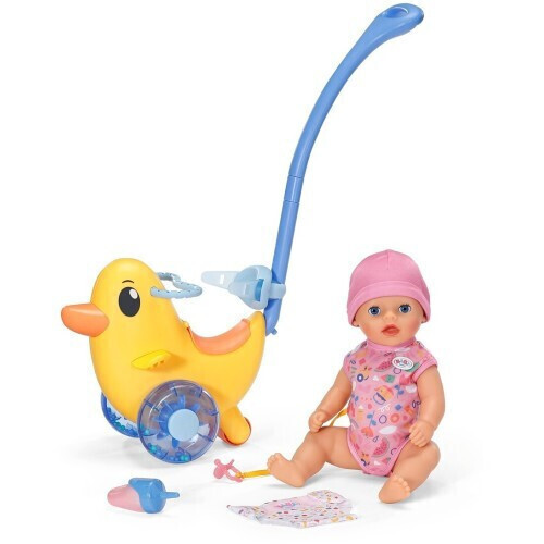 Baby Born Lena Κούκλα 36Cm & Berta Παπάκι Περπατούρα - 840498-116725
