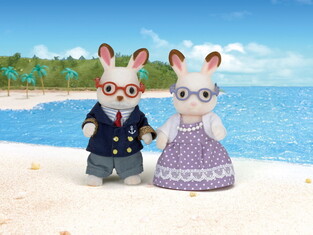 Sylvanian Families Chocolate Rabbit Παππούς & Γιαγιά - SF5190