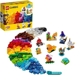 LEGO Classic - Δημιουργικά Διαφανή Τουβλάκια - 11013 