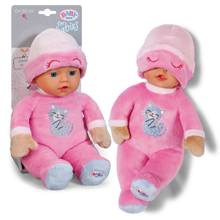 Baby Born Κούκλα Μωρό Sleepy 30εκ Ροζ - 837726-116725