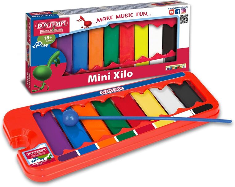 Metallophone With 8 Coloured Notes - 550833
