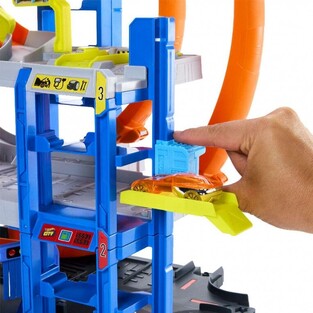 Hot Wheels City Mega Loop Garage Playset - JBM74