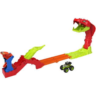 Παιχνιδολαμπάδα Hot Wheels Monster Trucks Snake Slam Takedown Playset - JJN44L