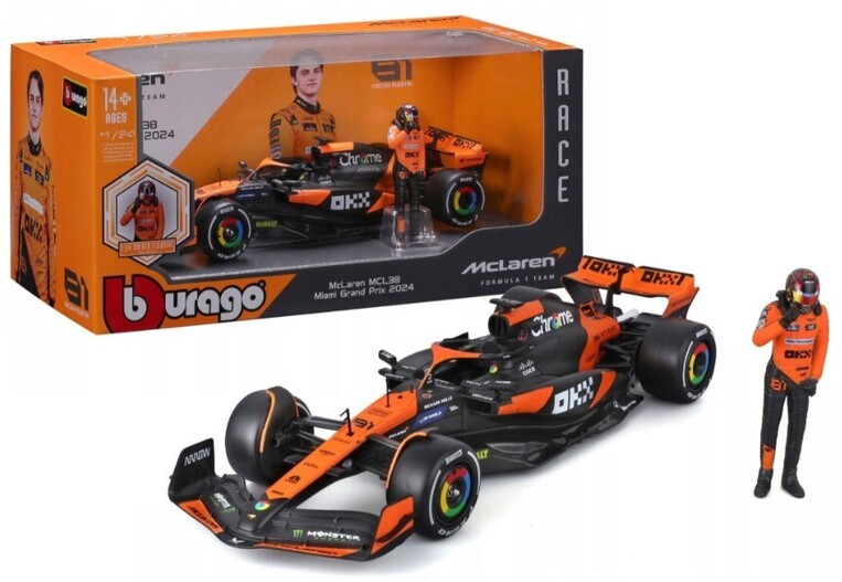Bburago F1 McLaren – MCL38 1:24 Team 81 - 18/28040