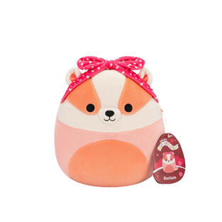 Squishmallows Λούτρινο Rostam The Peach Badger  Ο Ασβος 19 εκ. - SQVA01183