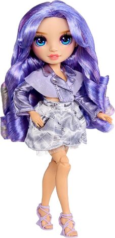 Rainbow High Pretty in Paris - Violet Willow Doll - 248798EUC