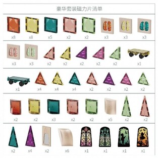 TopBright MagArt Σετ Κατασκευής Mε Μαγνητικά Πλακίδια 108τεμ. - 129227