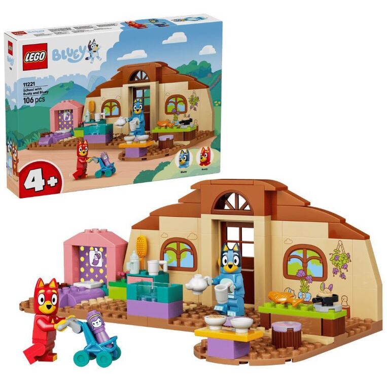 LEGO Bluey School With Rusty and Bluey - 11221