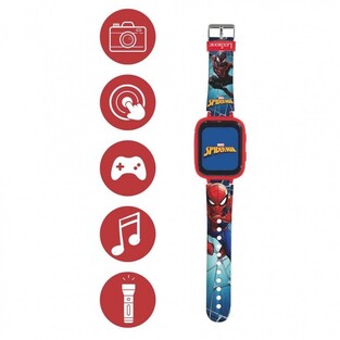Lexibook Smartwatch με Οθόνη Αφής, Ψηφιακή Κάμερα, Mp3 Player, Ηχεία και 8GB Memory Marvel Spider-Man - DMW070SP