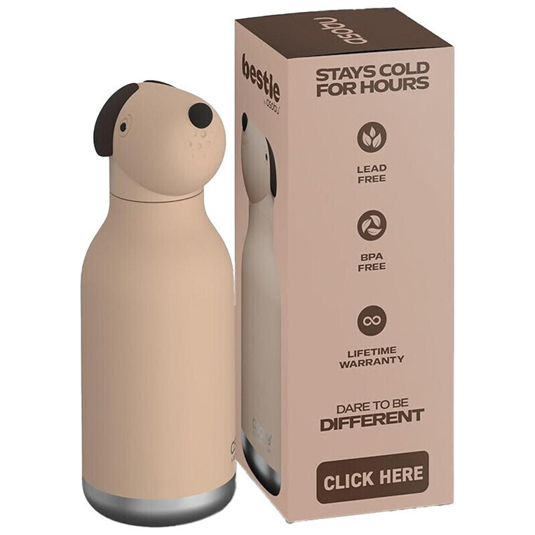 Μπουκάλι Θερμός Asobu Brown Dog 460ml - GRAF05883