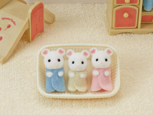 Sylvanian Families Marshmallow Mouse Triplets - SF5337