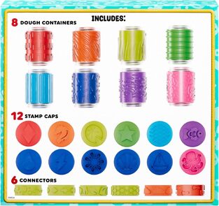 Wonder Factory Πλαστελίνες Never Dry Dough Mega Box Set - 595137EUC