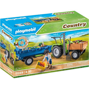Playmobil Αγροτικό Τρακτέρ Με Καρότσα - 71249