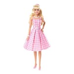 Barbie The Movie Κούκλα Margot Robbie Pink Gingham Dress - HPJ96