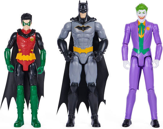 Batman - Batman & Robin VS. The Joker Πακέτο Με 3 Φιγούρες 30 Cm - 6064967