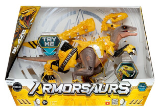 Armorsaurs: Armor-Up Dinosaur - Yellow Raptor - 552284EUC