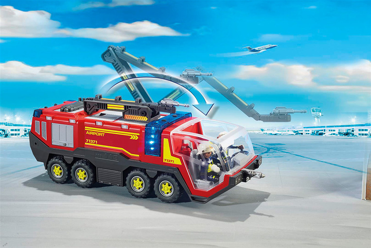 Playmobil City Action Πυροσβεστικό Όχημα Με Φώτα, Ήχο Και Κανόνι - 71371