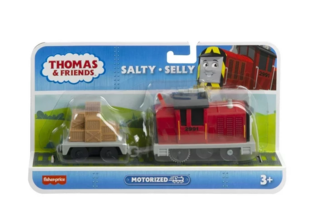 Thomas & Friends Μηχανοκίνητα Τρένα Με Βαγόνι Salty - HMC21