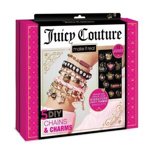 Make It Real Juicy Couture Gold 5 DIY Chains And Charms - FK4404