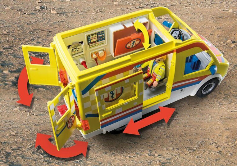 Playmobil Ασθενοφόρο Με Διασώστες - 71202