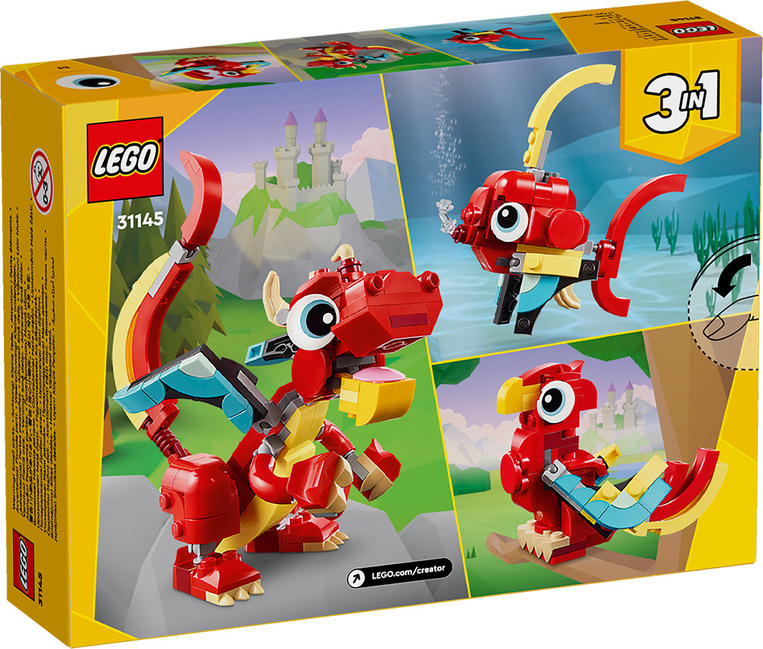 Lego Creator 3in1 Red Dragon - 31145