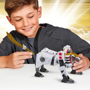 Mighty Morphin Power Rangers - Action Figure - White Tigerzord 25 cm - PLA68964