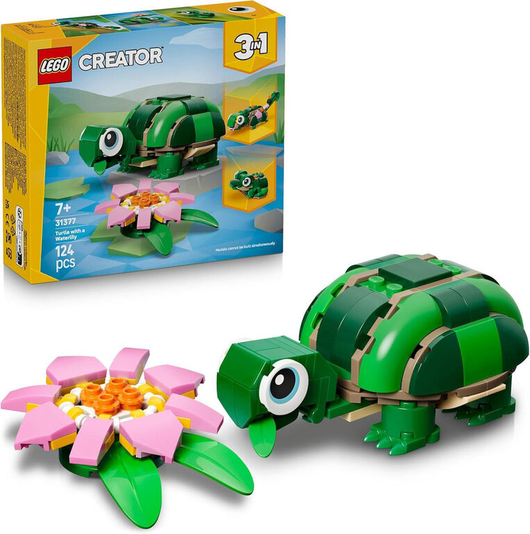 LEGO Creator 3 in 1 Turtle With A Water Lily Flower - 31377