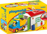 Playmobil 1.2.3 Φορτηγό Με Γκαράζ - 70184